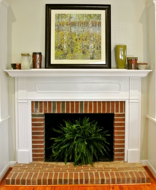 the redesign company fireplace
