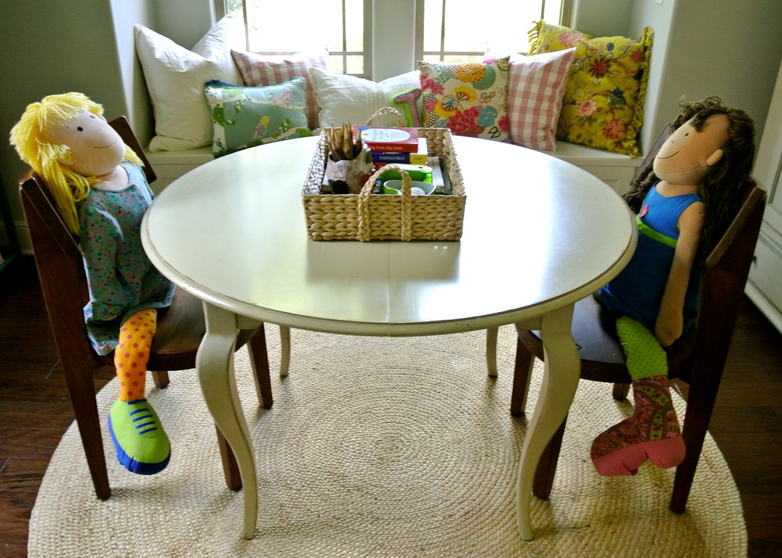 the redesign company girls craft table