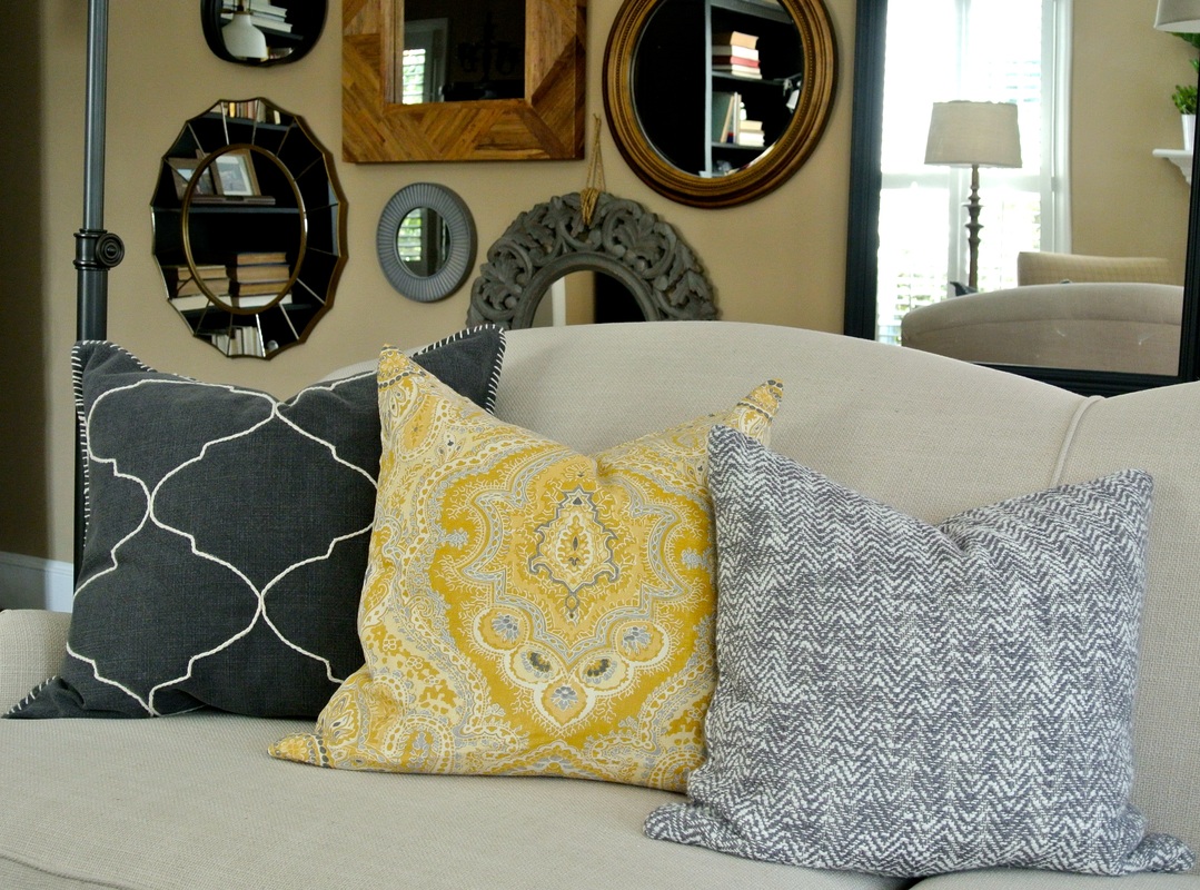 the redesign company toss pillows