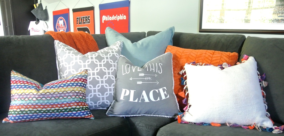 the redesign company accent pillows