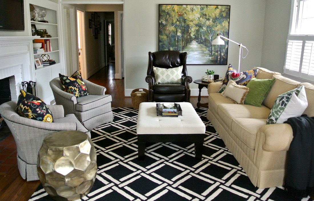 The redesign company living room